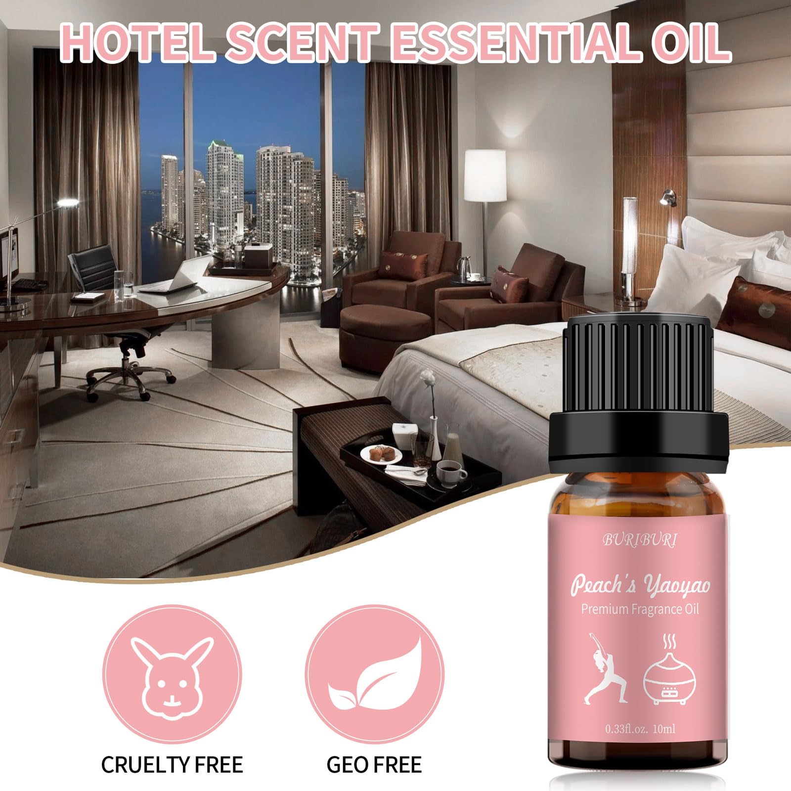 BURIBURI Peach's Yaoyao notes chart visualizes fragrance profile