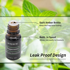 BURIBURI peppermint oil-candle making offers a minty aroma for cozy moments.