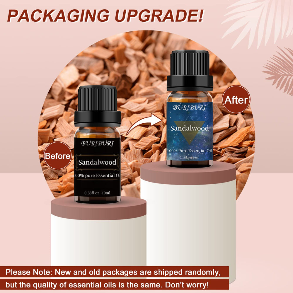 BURIBURI sandalwood oil blends with botanicals for layered scents