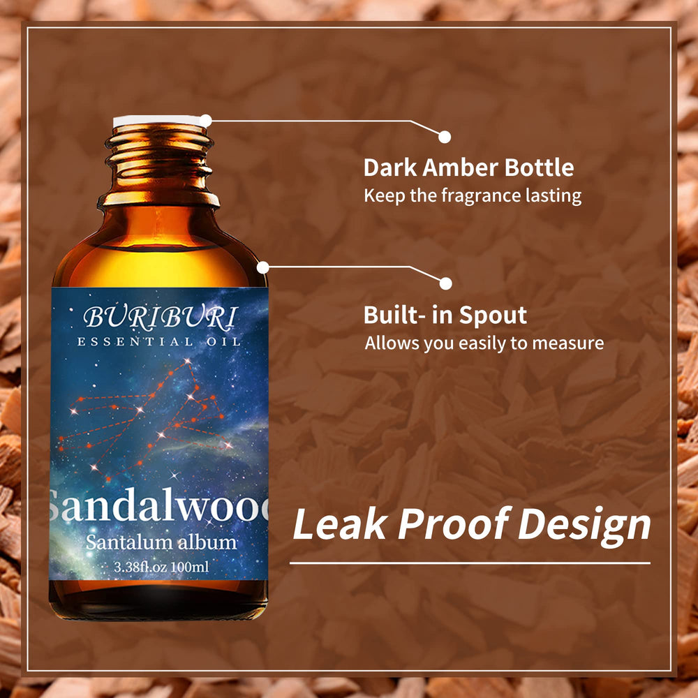 BURIBURI sandalwood oil for soap and candle crafting.