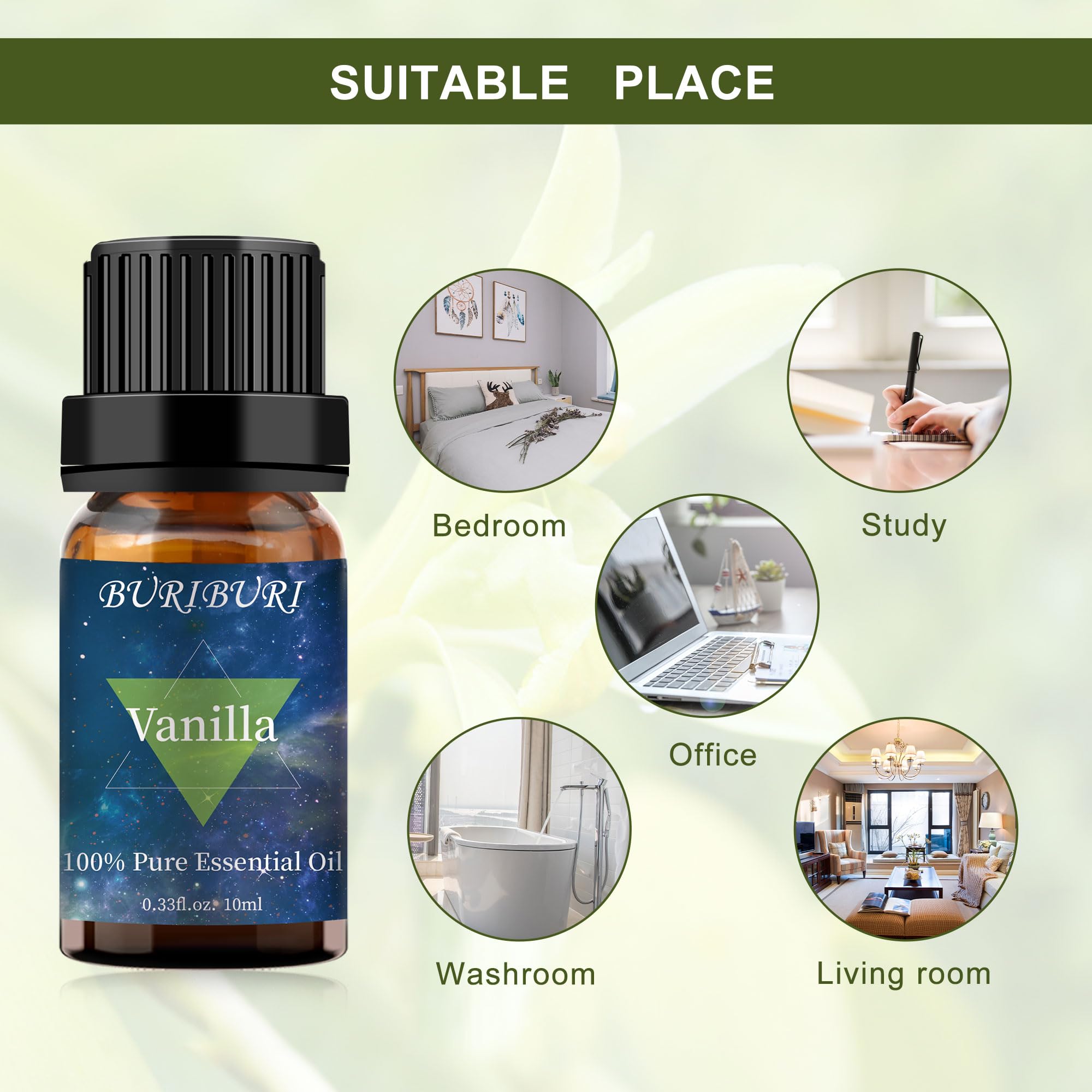 BURIBURI vanilla oil blended with Sweet Orange and Frankincense ideas