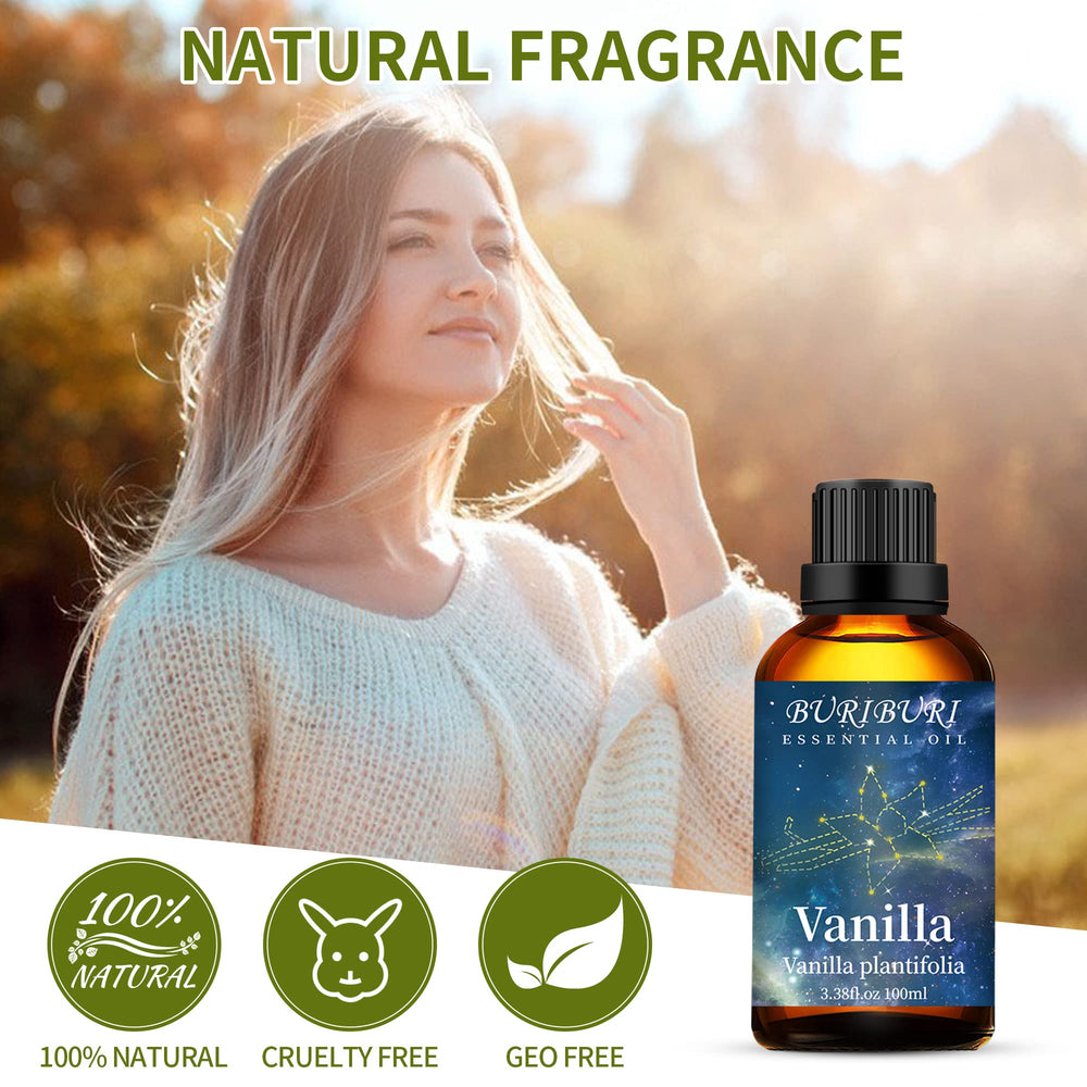 BURIBURI vanilla oil candle project highlights luxurious vanilla notes