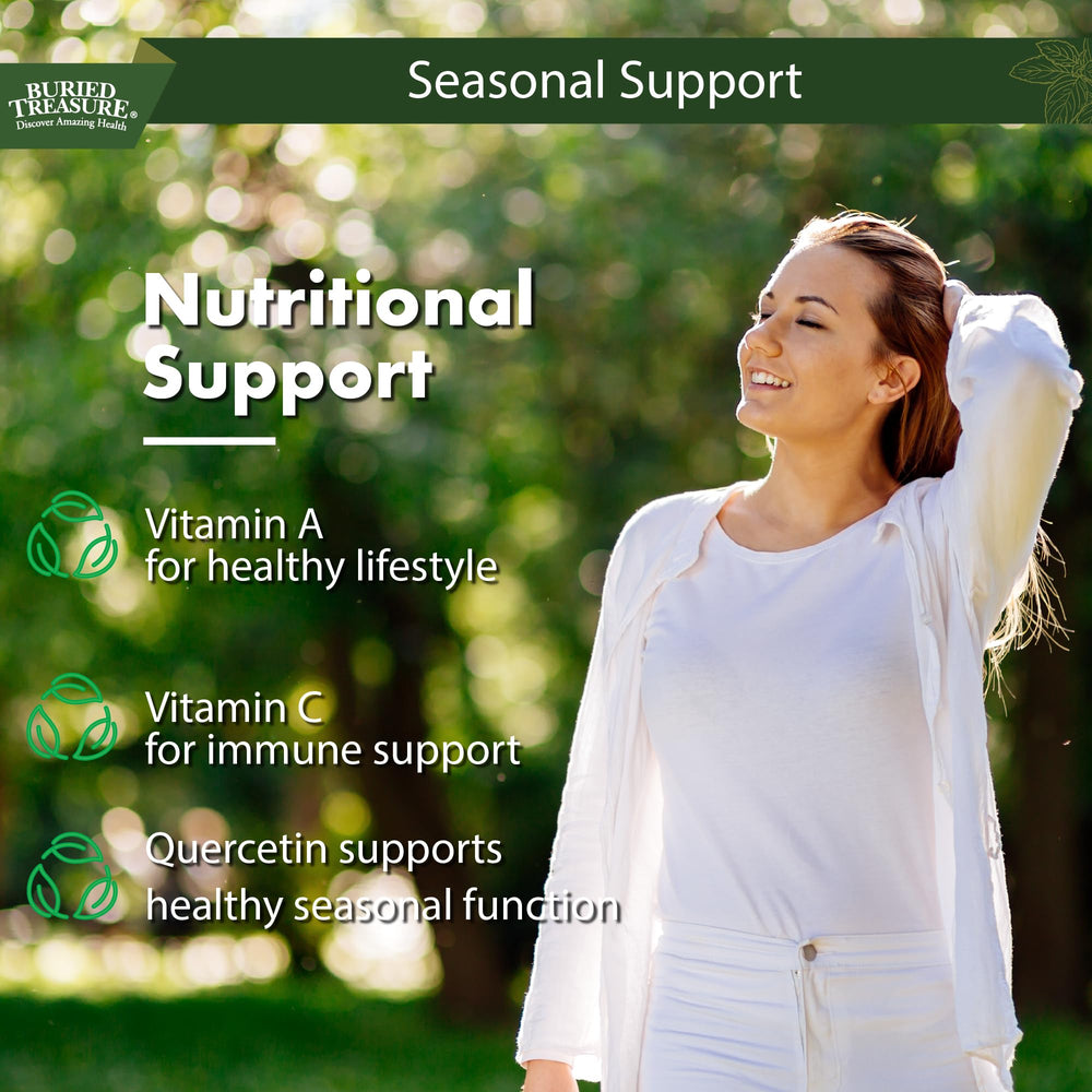 Close-up dropper delivering a dose for immune and seasonal support.