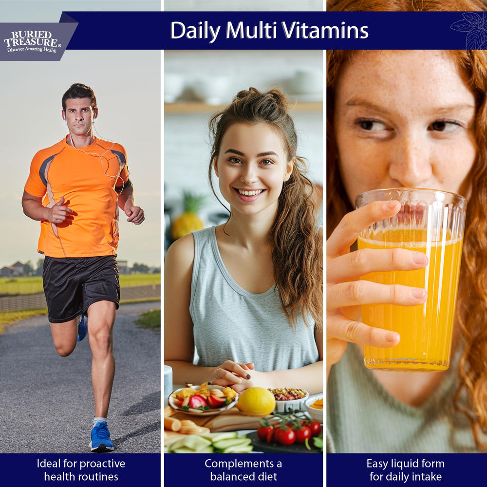 Buried Treasure Daily Nutrition serving scene conveying a practical wellness ritual