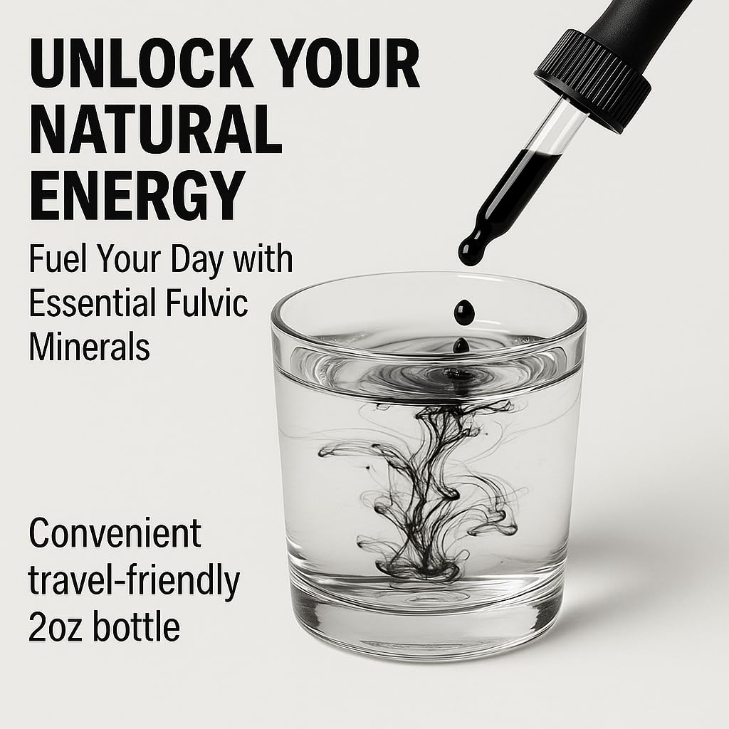 Buried Treasure Fulvic Mineral Drops bottle cap and eco-friendly packaging