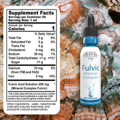 Pouring Buried Treasure Fulvic Mineral Drops for electrolyte support