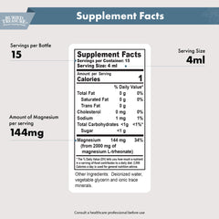 Buried Treasure Magtein label closeup emphasizing magnesium brain health content.
