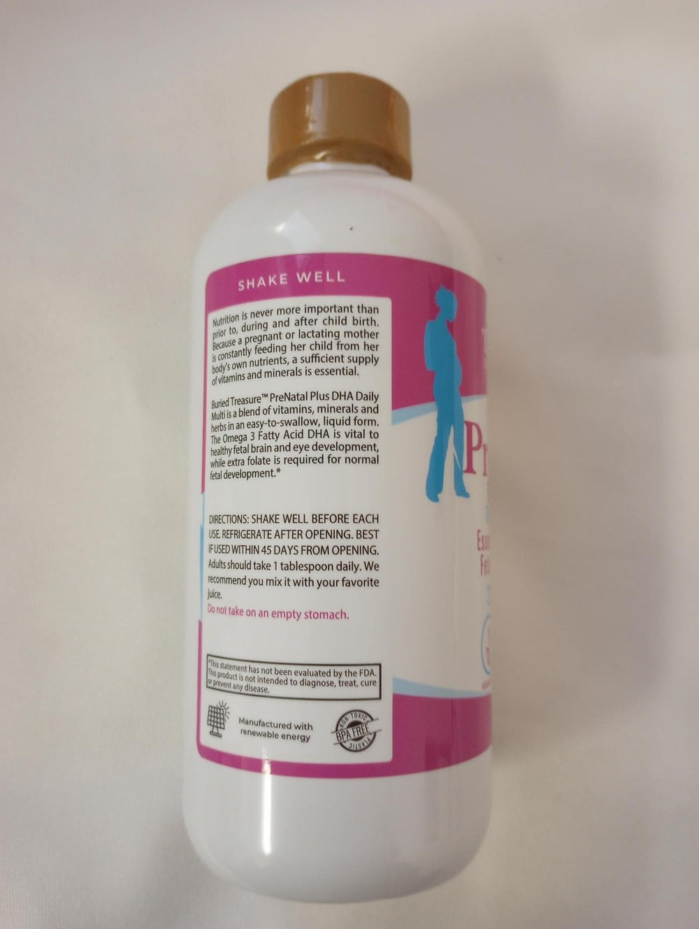 Buried Treasure Prenatal Plus DHA daily use scene for busy families