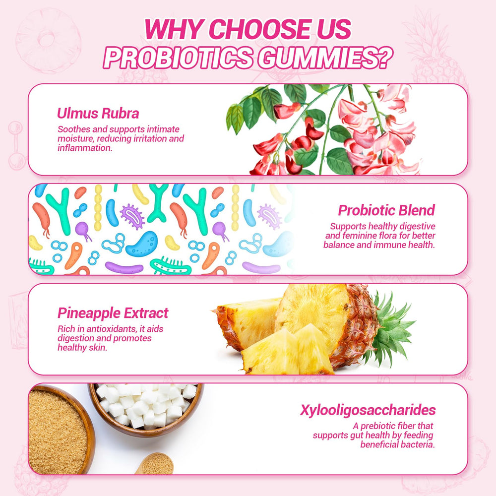 BURMINY probiotic blend graphic emphasizing gut and immune harmony.