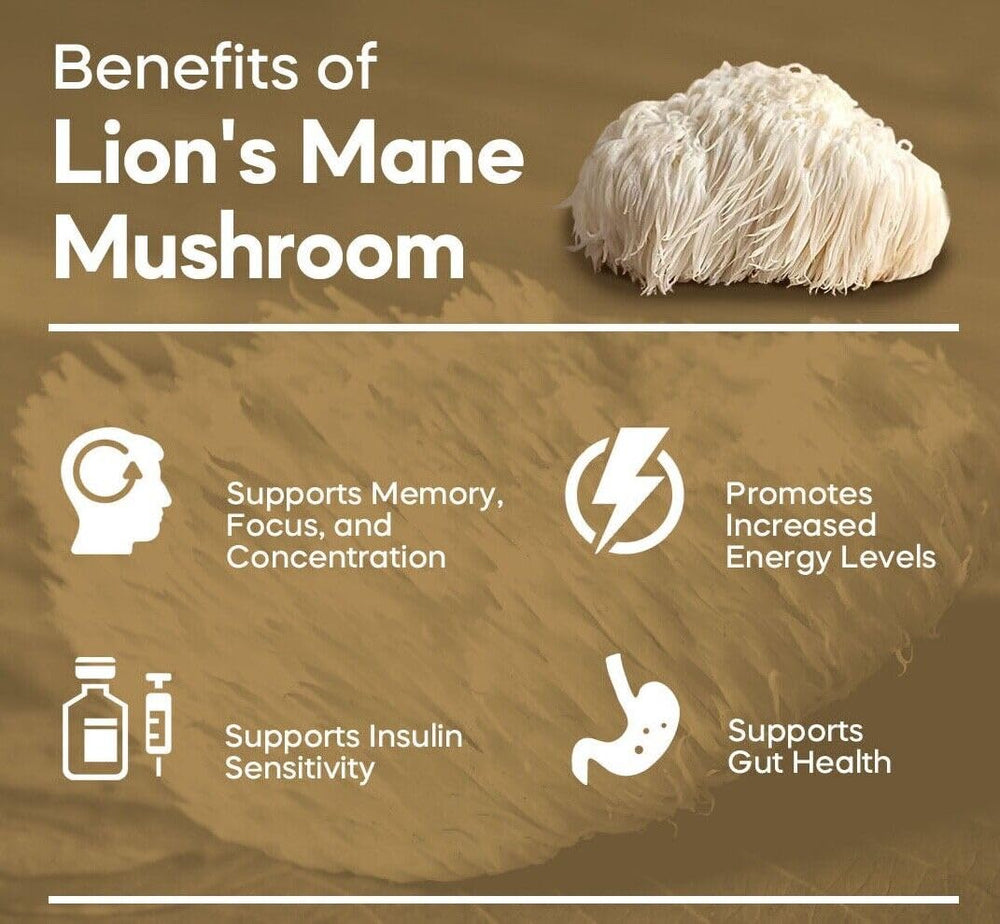 Buy The Crave USDA organic lion's mane powder label signals purity.