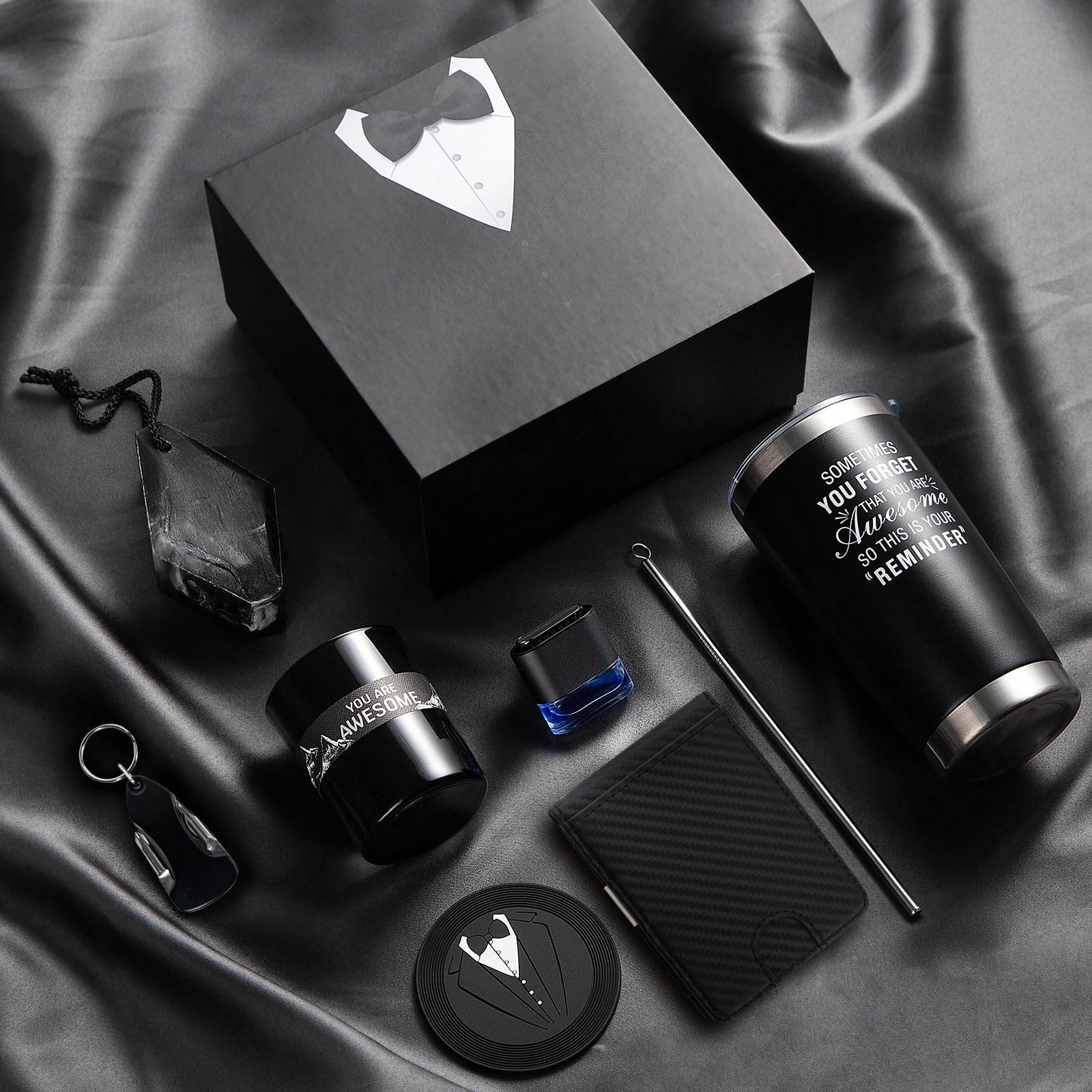 BVHDIA 8-piece gift set for men includes practical essentials.