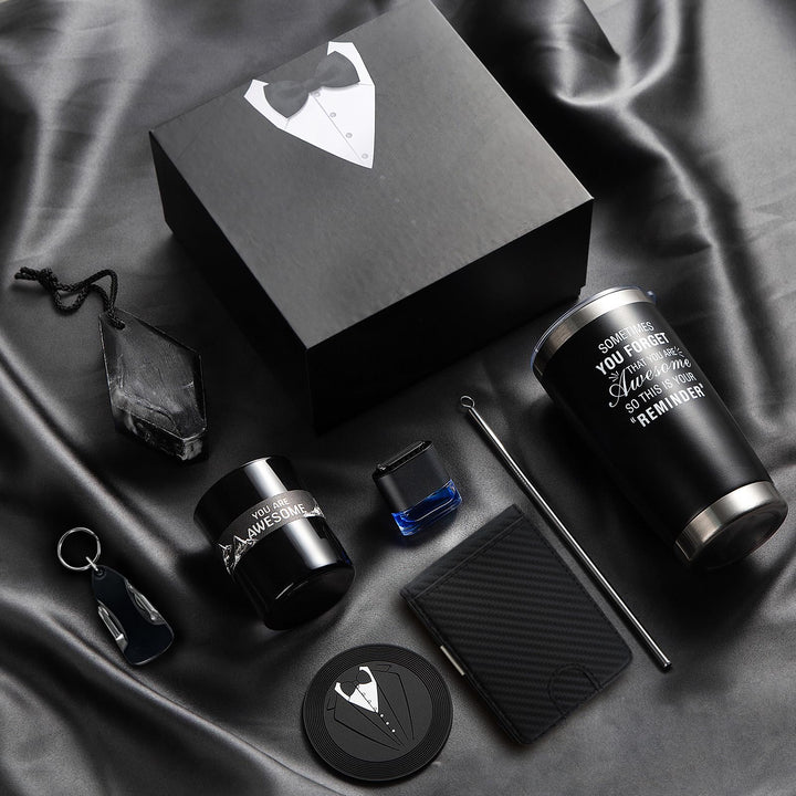 BVHDIA 8-piece gift set for men includes practical essentials.