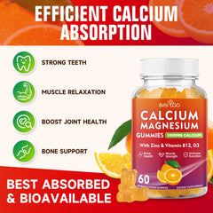 BVIVLOO Calcium Gummies with K2 guide calcium to bones.