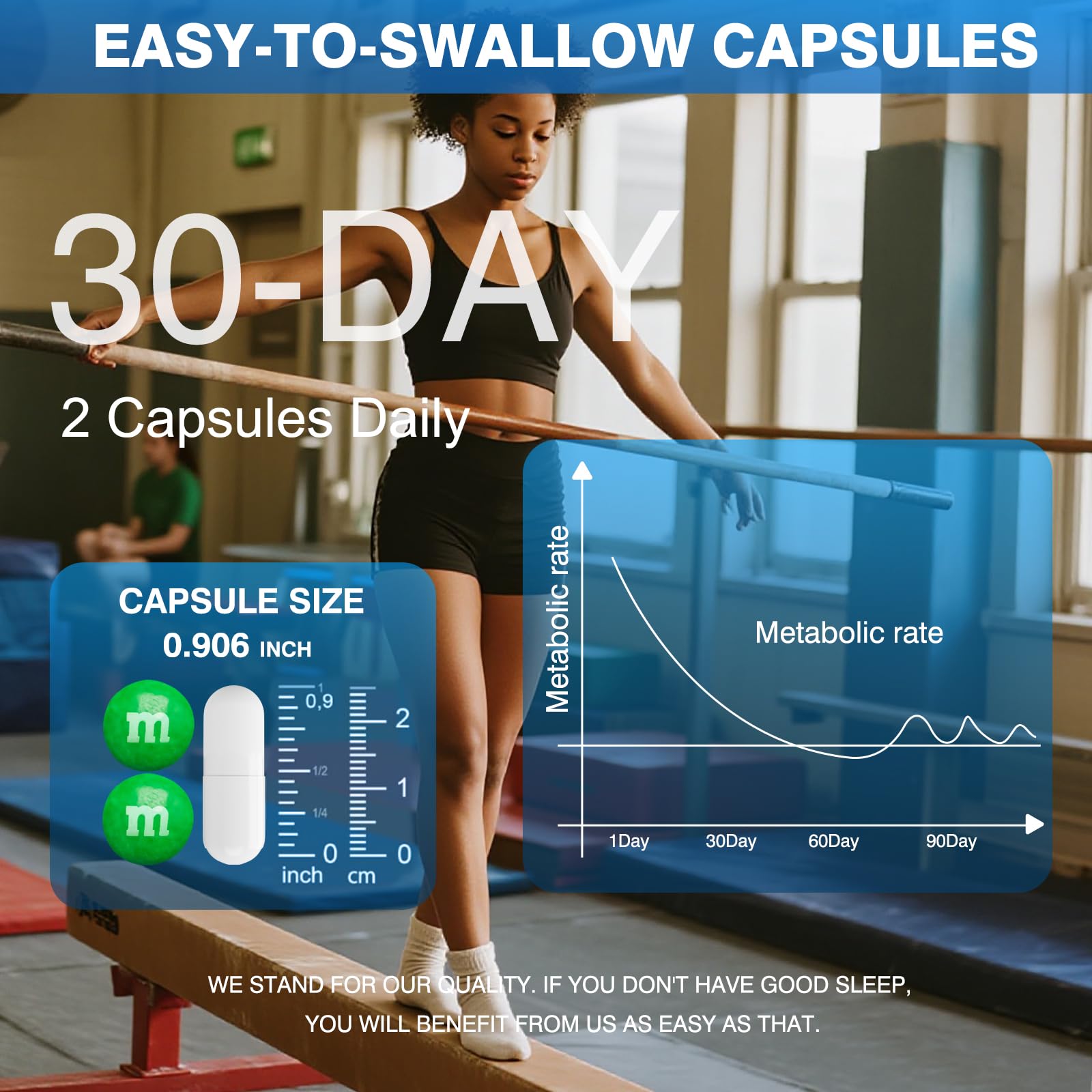 Bvlaue cortisol reducer bottle with glass in a calm night setting