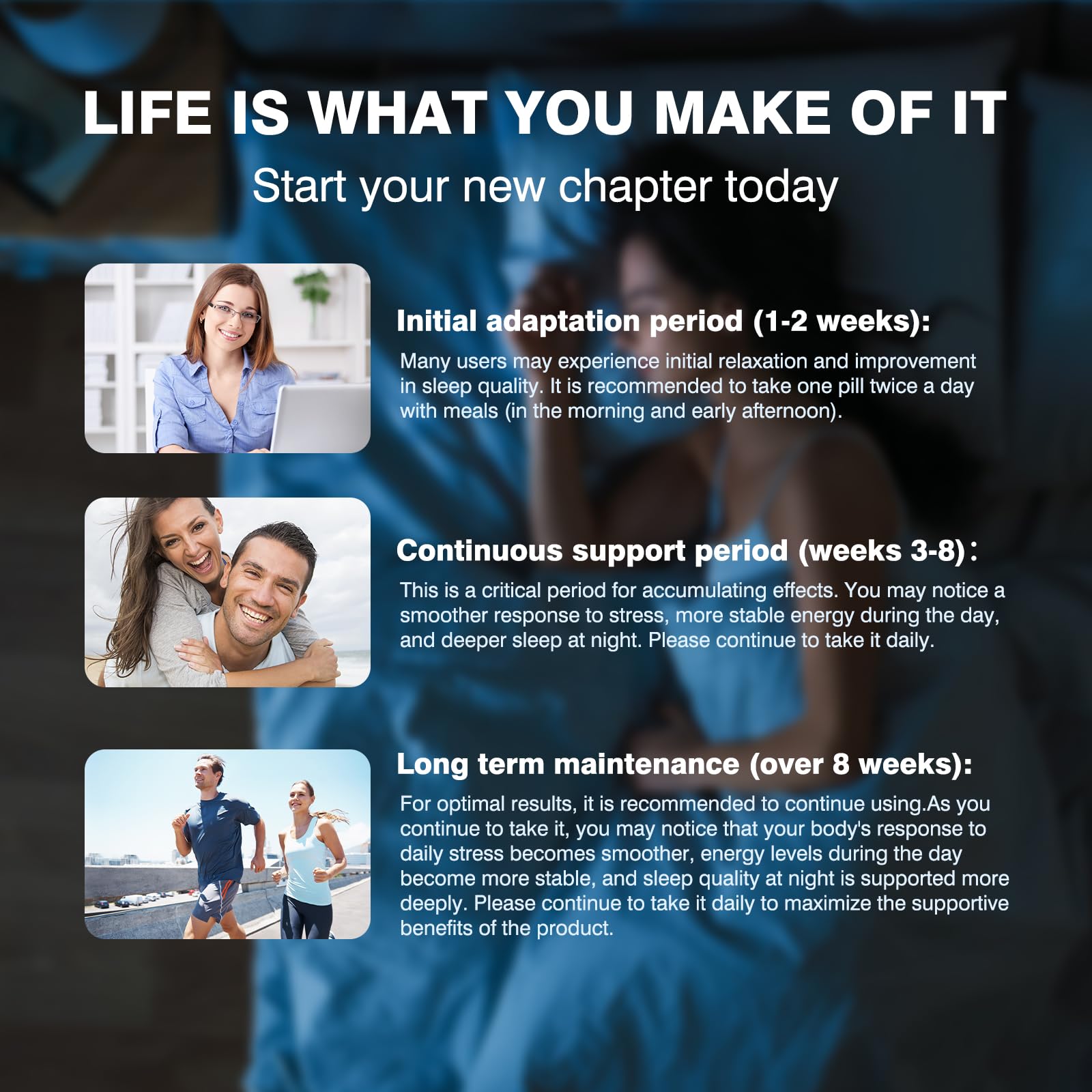 Bvlaue cortisol reducer daily routine scene suggesting stress management and sleep balance