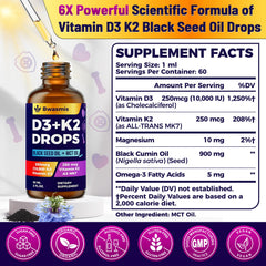 Bwasmis bottle back label detailing ingredients and dosage