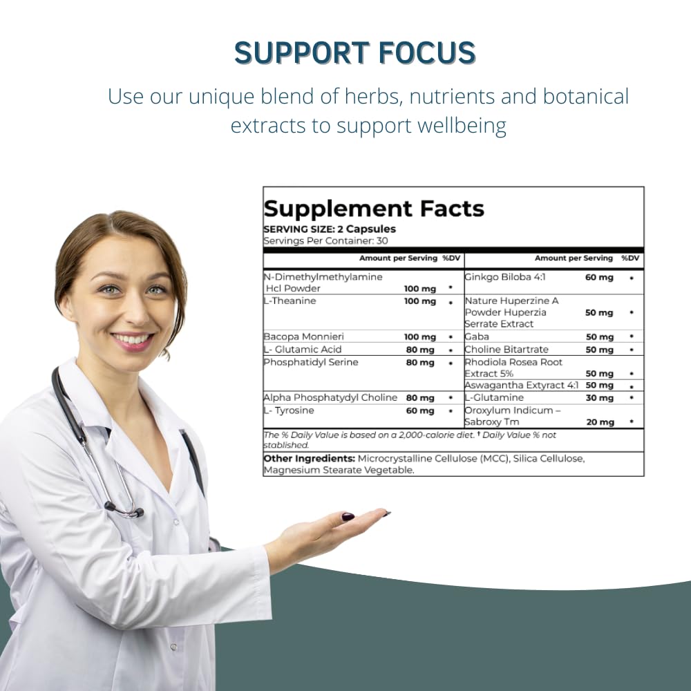 BY CARIOLA Neural-L natural ingredients closeup suggesting wellness support.