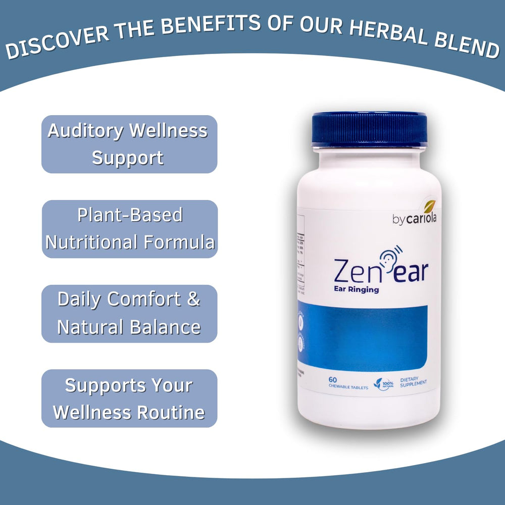 BY CARIOLA Zen Ear chewable tablet close-up