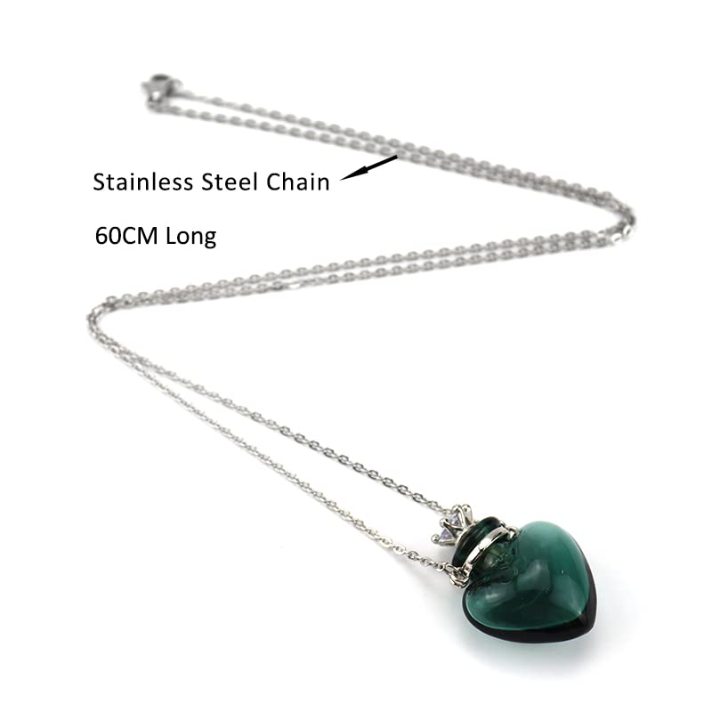 Bysxny lampwork clear glass bottle highlights delicate craftsmanship.