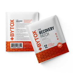 Bytox Recovery Patch packaging highlights USA-made manufacturing.