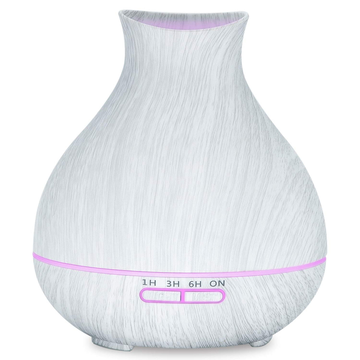 BZseed aromatherapy diffuser in wood grain finish with 550ml capacity for lasting aroma