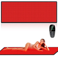 cabpay full-body red light therapy pad delivers enveloping warmth and comfort.