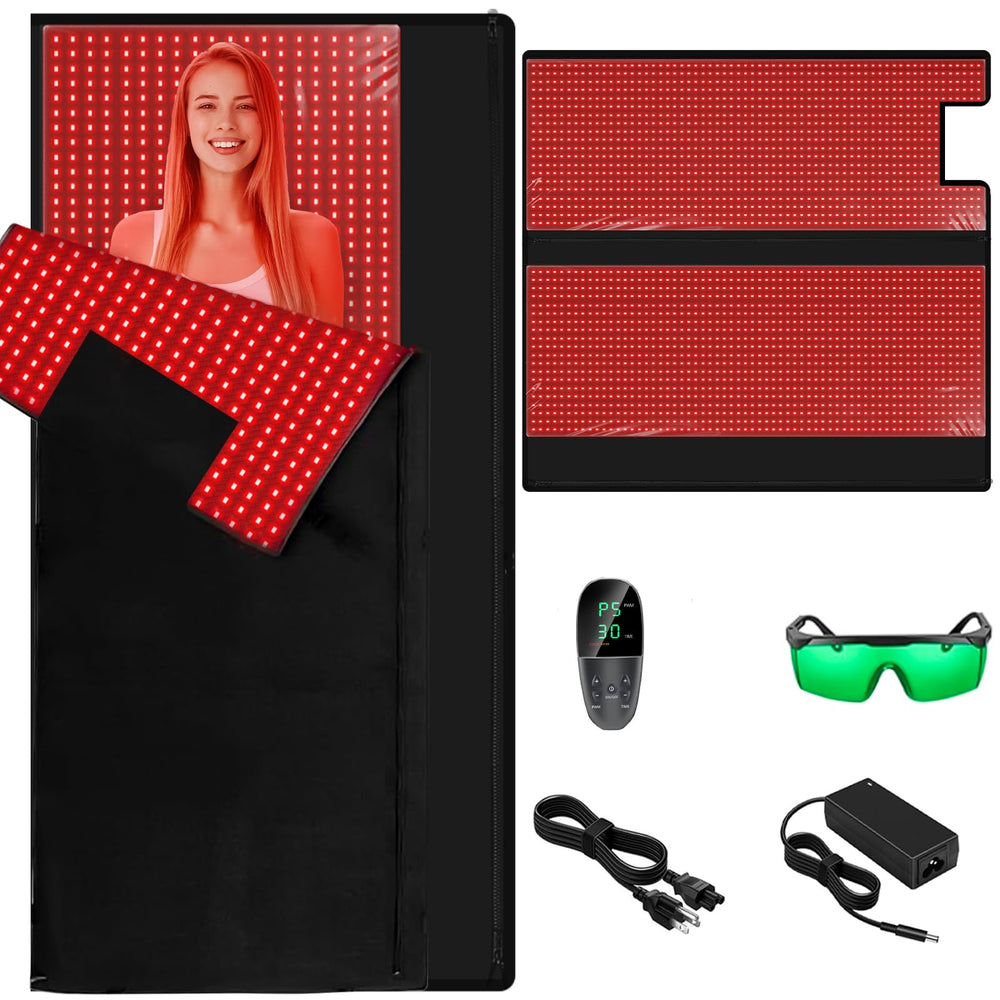 cabpay red light therapy pad offers full-body coverage for improved circulation and skin vitality.