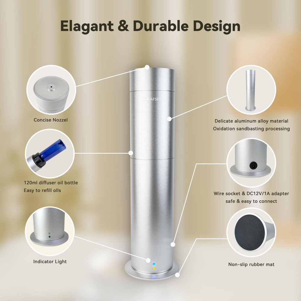 CACAFSFY elegant metal shell adds durability and modern style.