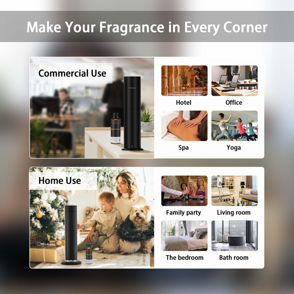 CACAFSFY cozy room scene with diffuser oil enhances tranquil atmosphere.