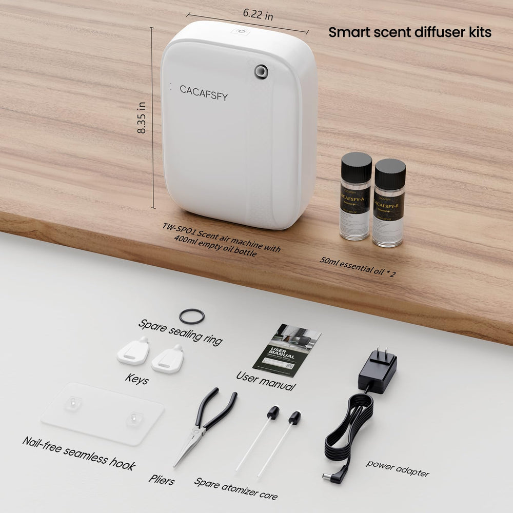 CACAFSFY app control enables scheduling and Bluetooth setup