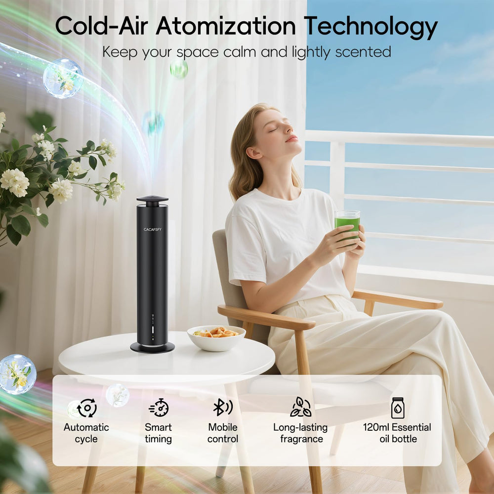 CACAFSFY waterless diffuser nano-mist atomization technology in action