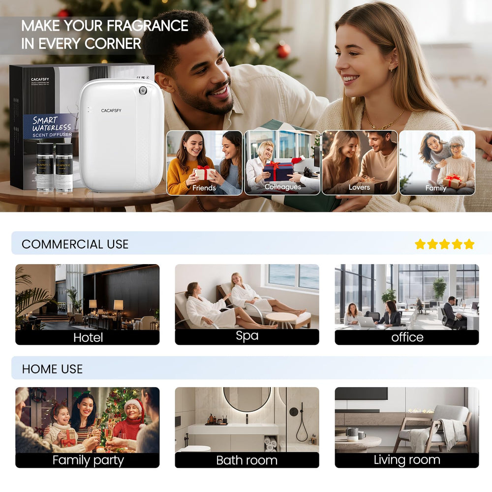 CACAFSFY two fragrances included with hotel-inspired scent