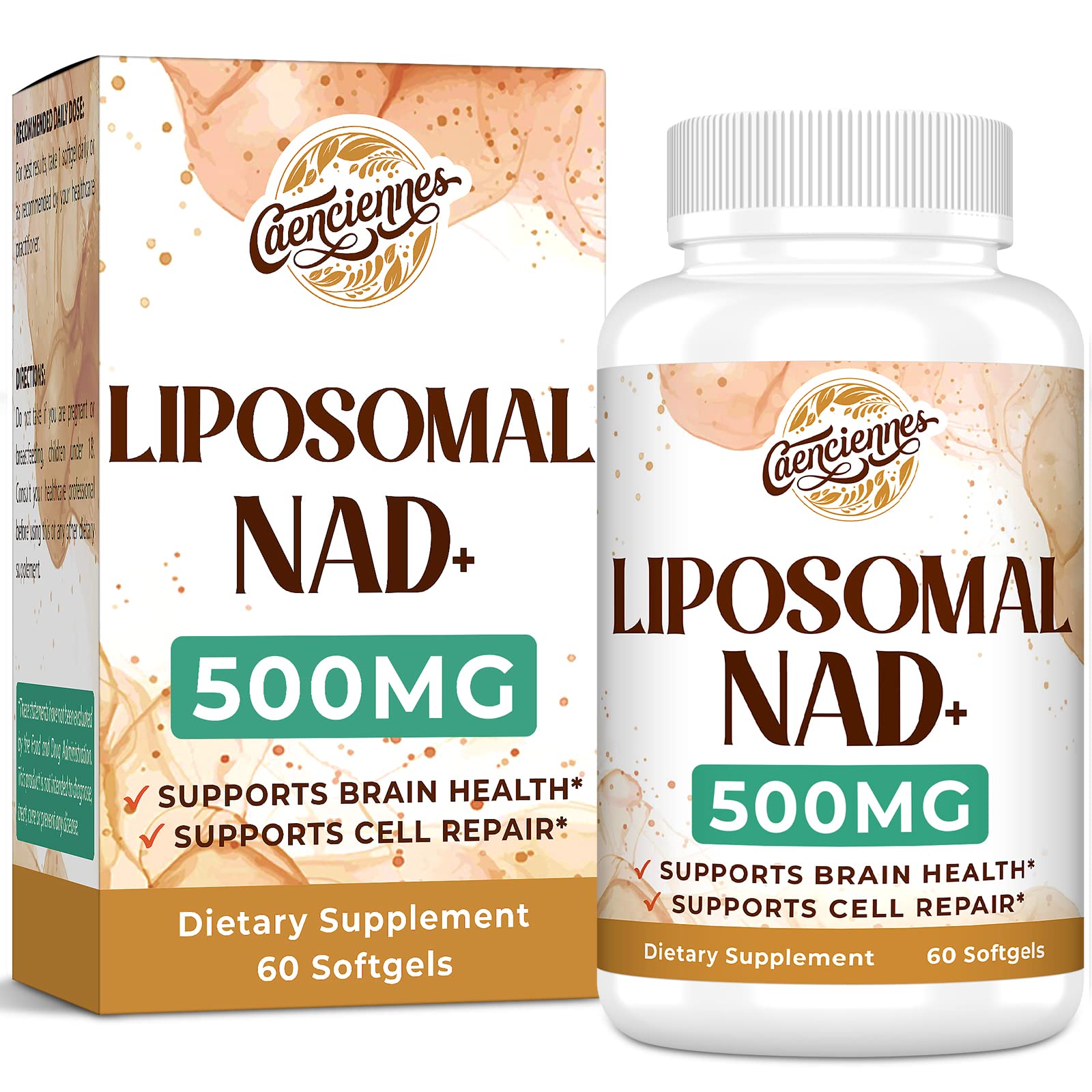 Caenciennes NAD+ daily energy concept visual for routine supplementation