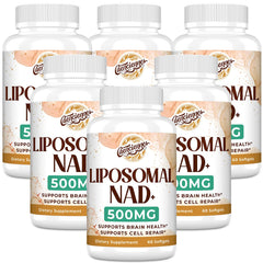 Caenciennes Liposomal NAD+ Plus bottle showcases high-dose NAD+ for potential energy support.