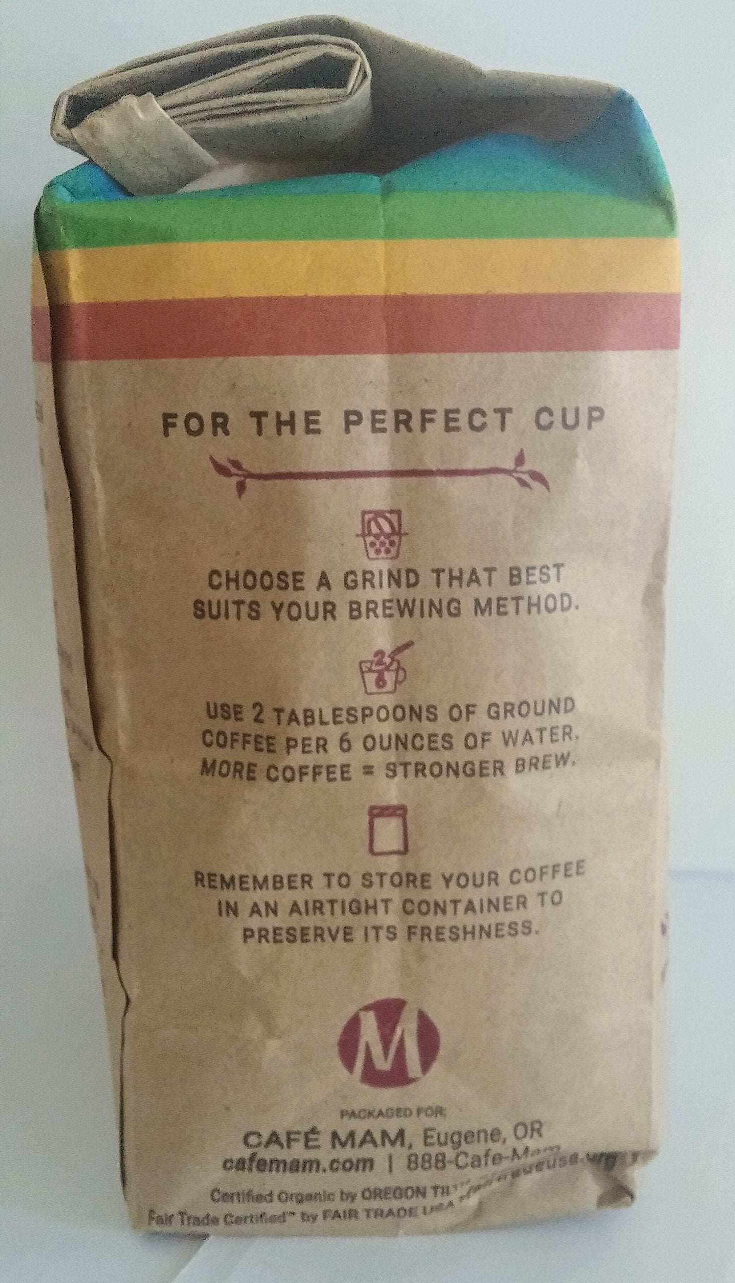 Cafe Mam Organic Enema Coffee setup illustrating preparation steps