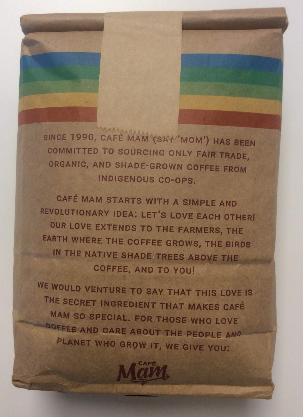 Café Mam Enema Orgánico con sello Gerson, confianza reconocida.