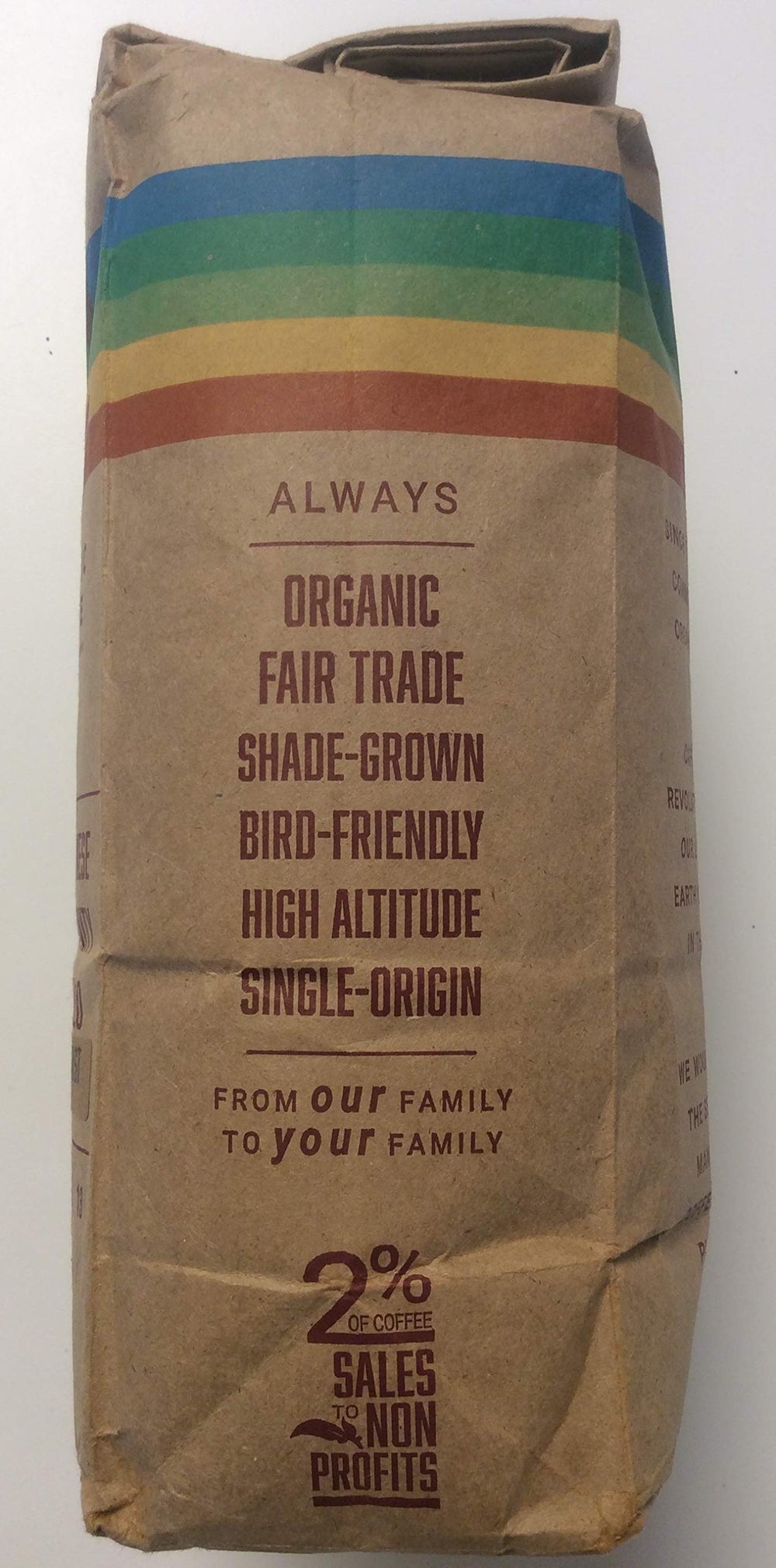 Café Mam Enema Orgánico con sello de comercio justo, cultivo responsable.