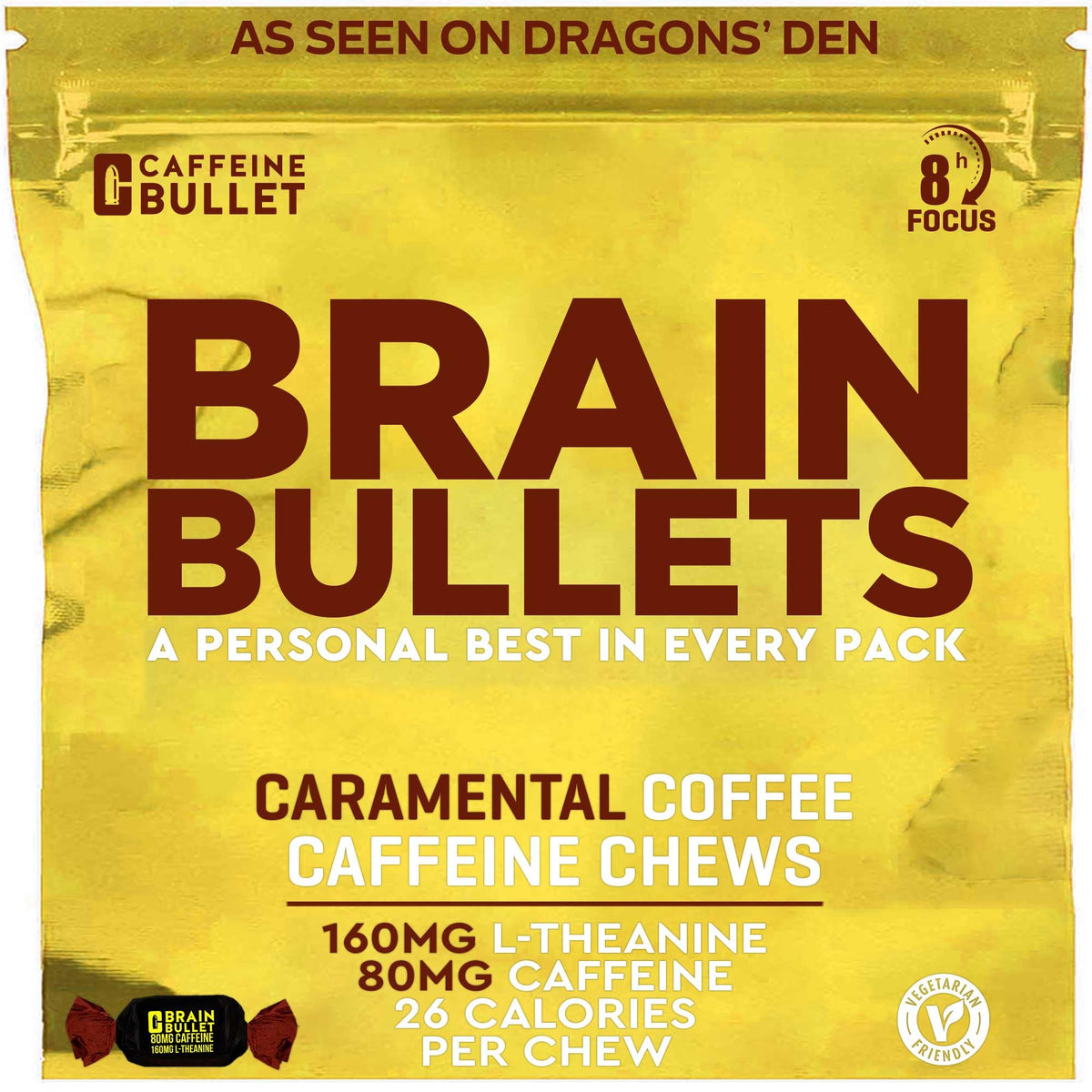 Brain Bullet bottle on desk offering on-the-go focus support.