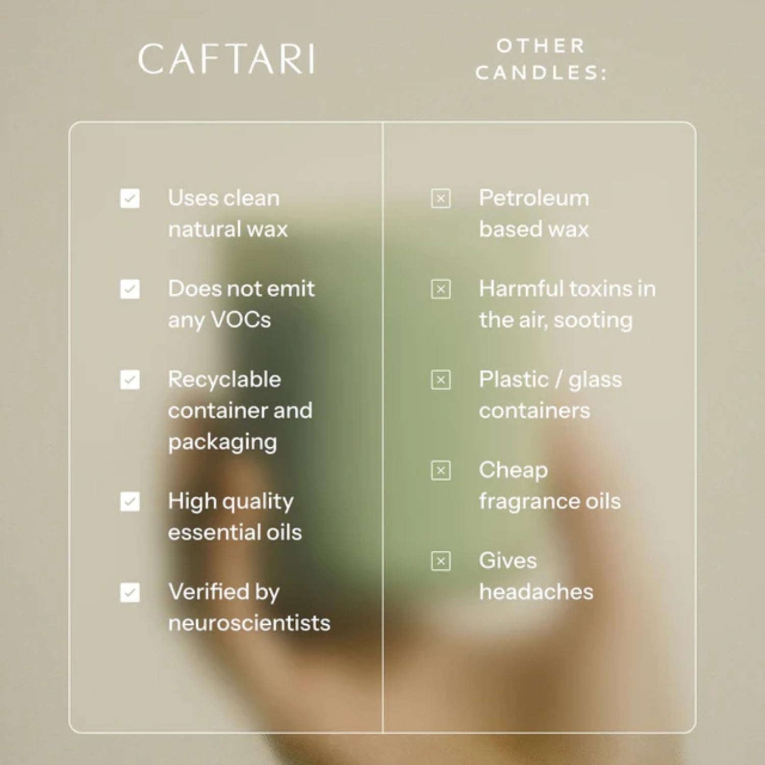 Caftari Elixir scent diffusion fills the room with citrus glow