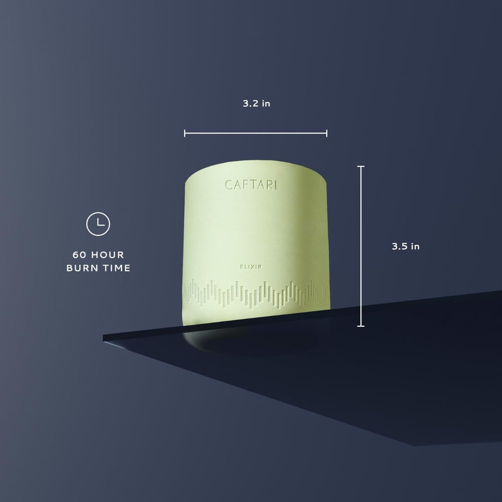 Caftari Elixir vegan and cruelty-free luxury candle