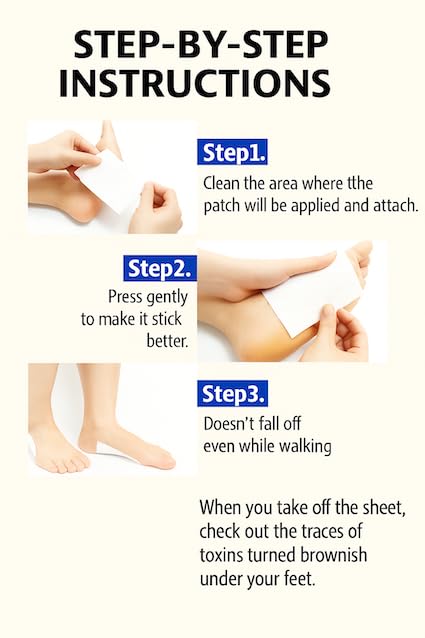 Caincosmetic patch sheets ready for use, overnight wear for soothing feet