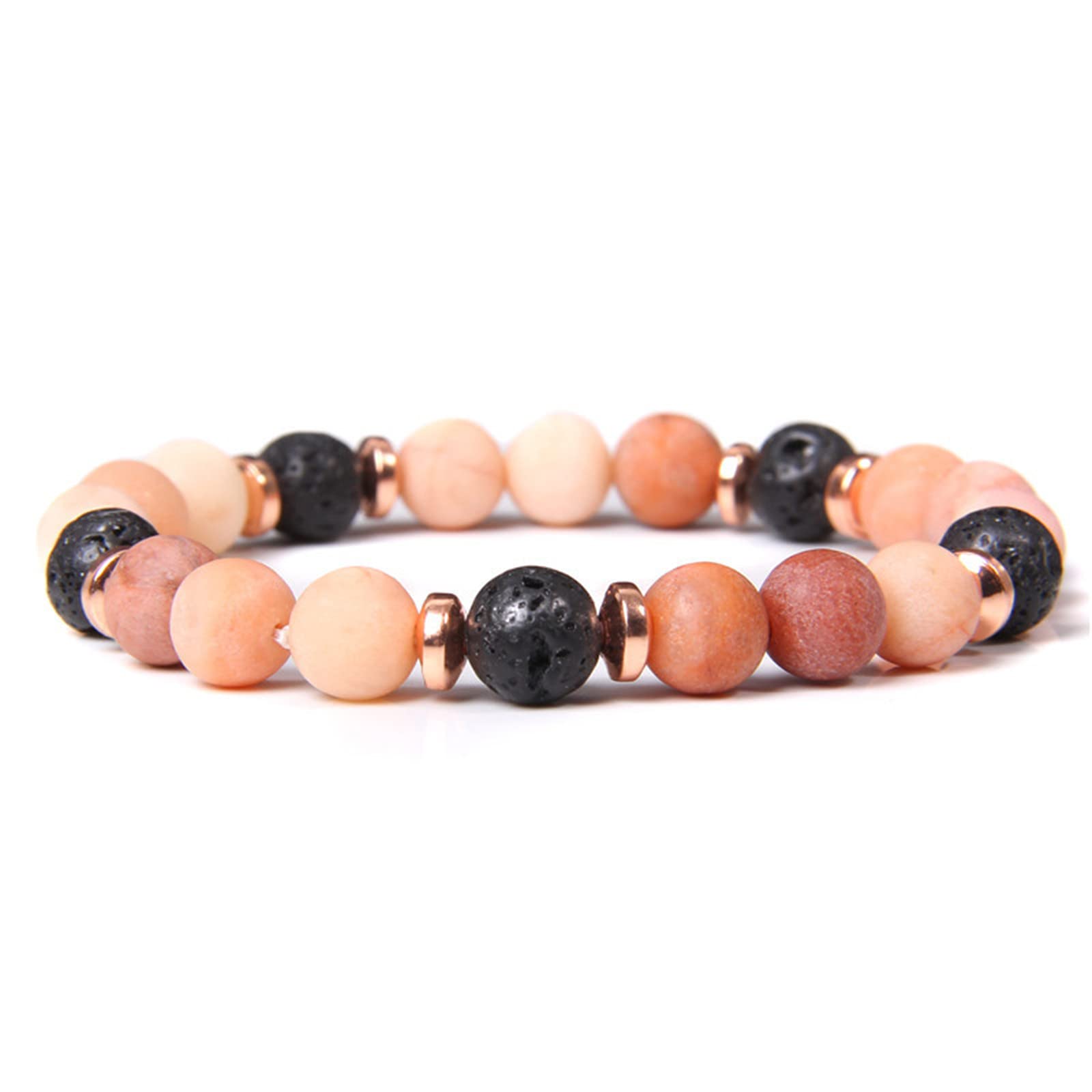 Caiyao lava stone diffuser bracelet for aromatherapy on the go.