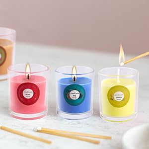 CAKETYCG lemon candle brightens spaces with a clean, fresh aroma.