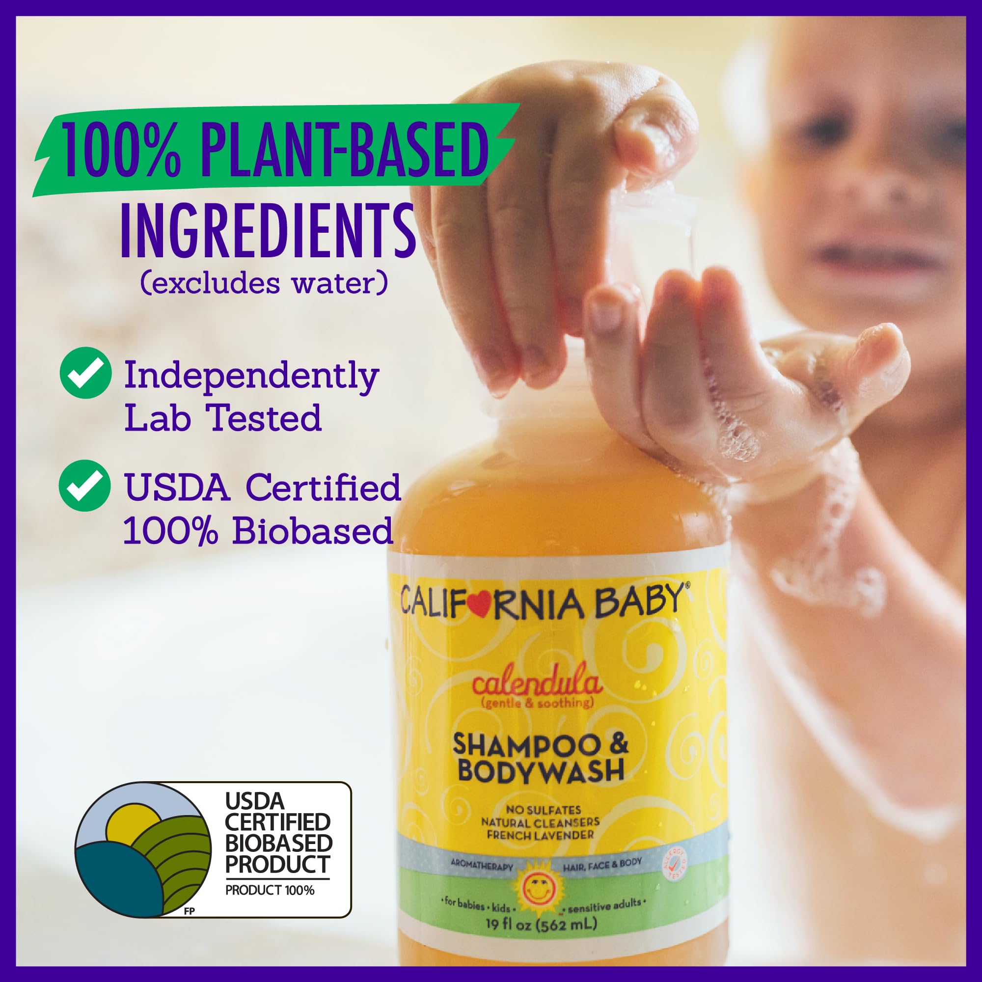 Calming lavender aroma on the label supports a relaxing bedtime ritual.