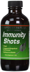 California Natural Immunity Shots bottle front showing zinc and ginger for daily immune support
