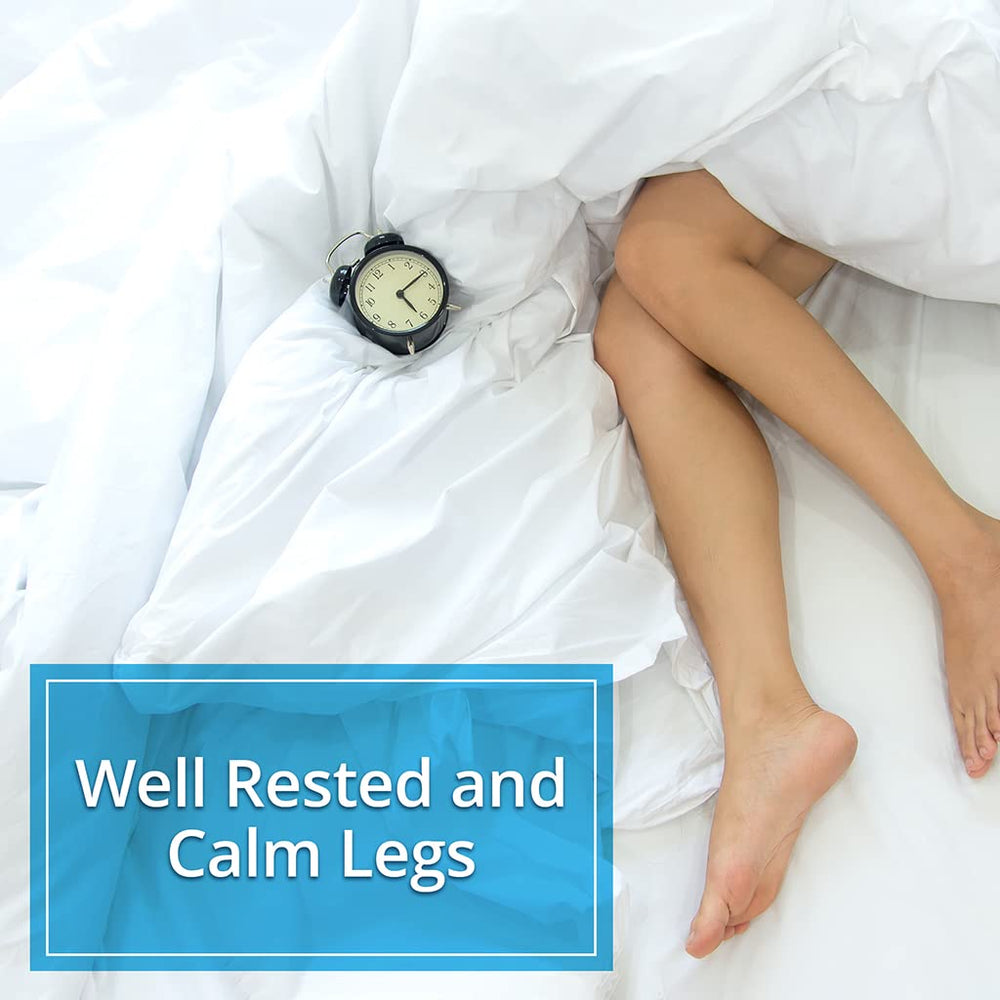 Calm Legs ingredients label features iron and magnesium