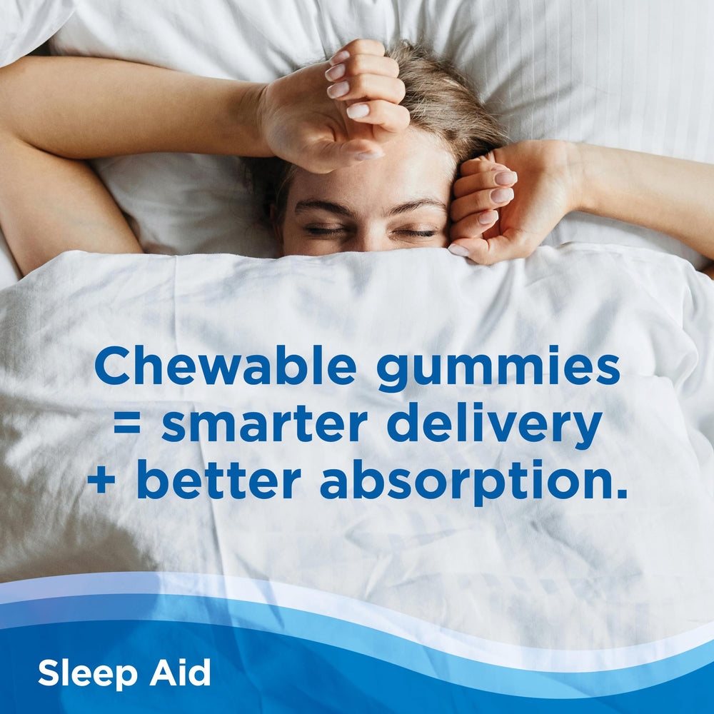 CalmCo Sleep Aid Gummies night-stand setup for easy access.