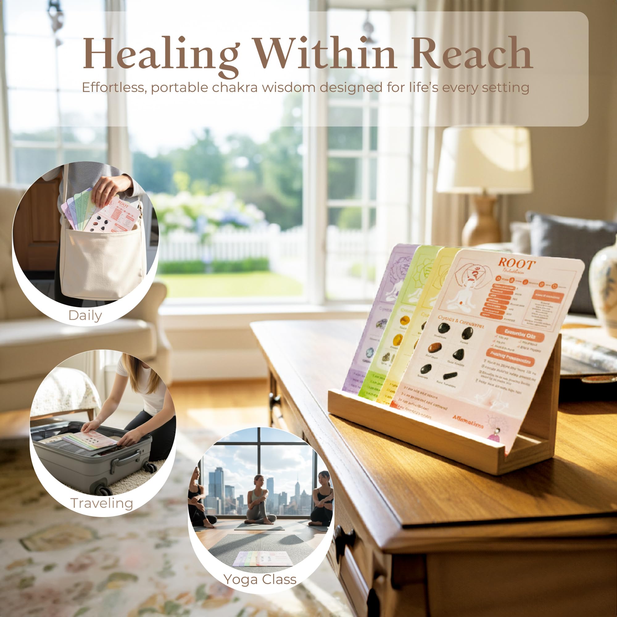 CALMCREST sound therapy cues highlighting tuning frequencies for mindful meditation sessions.