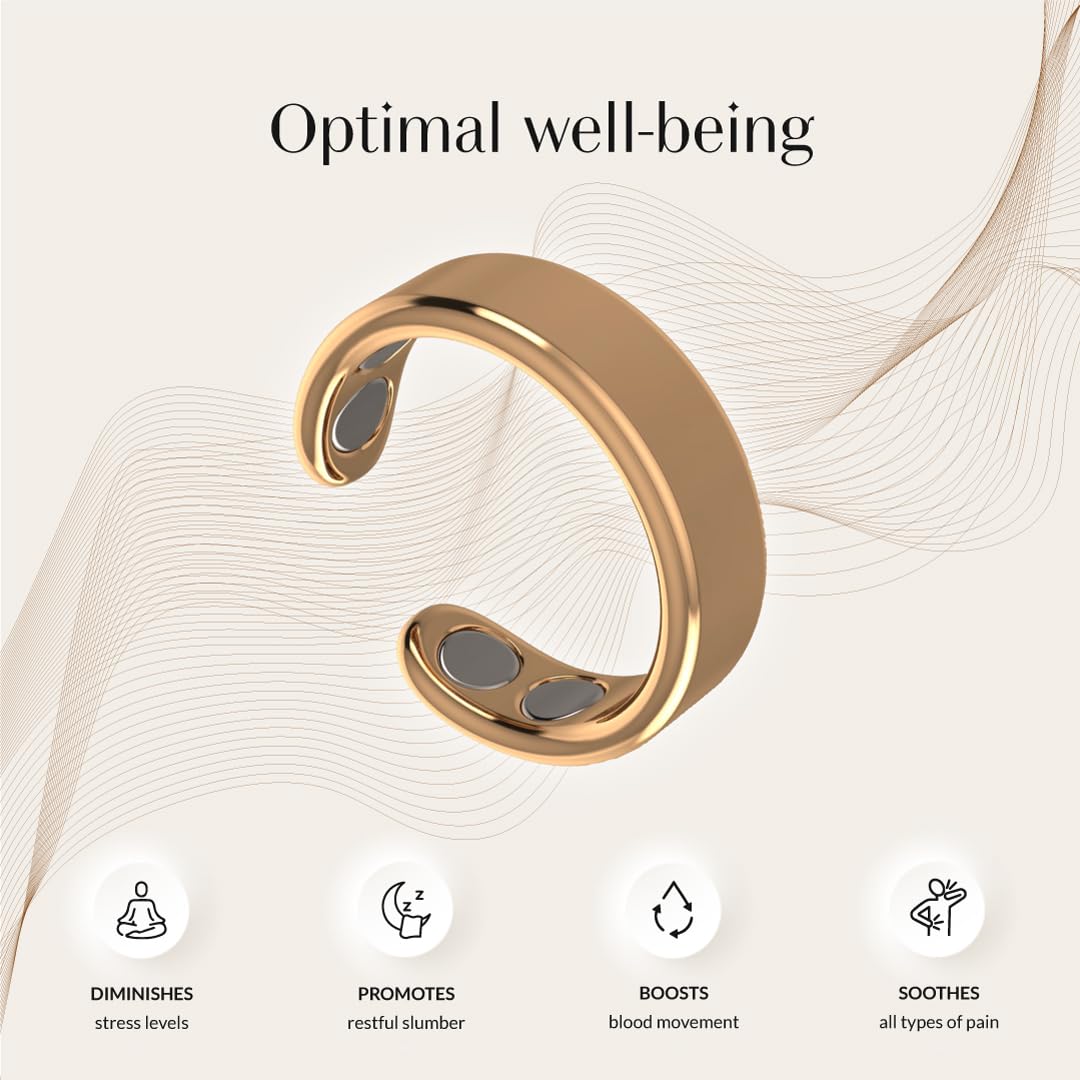 CALMI unisex-design ring suitable for any hand and daily self-care.