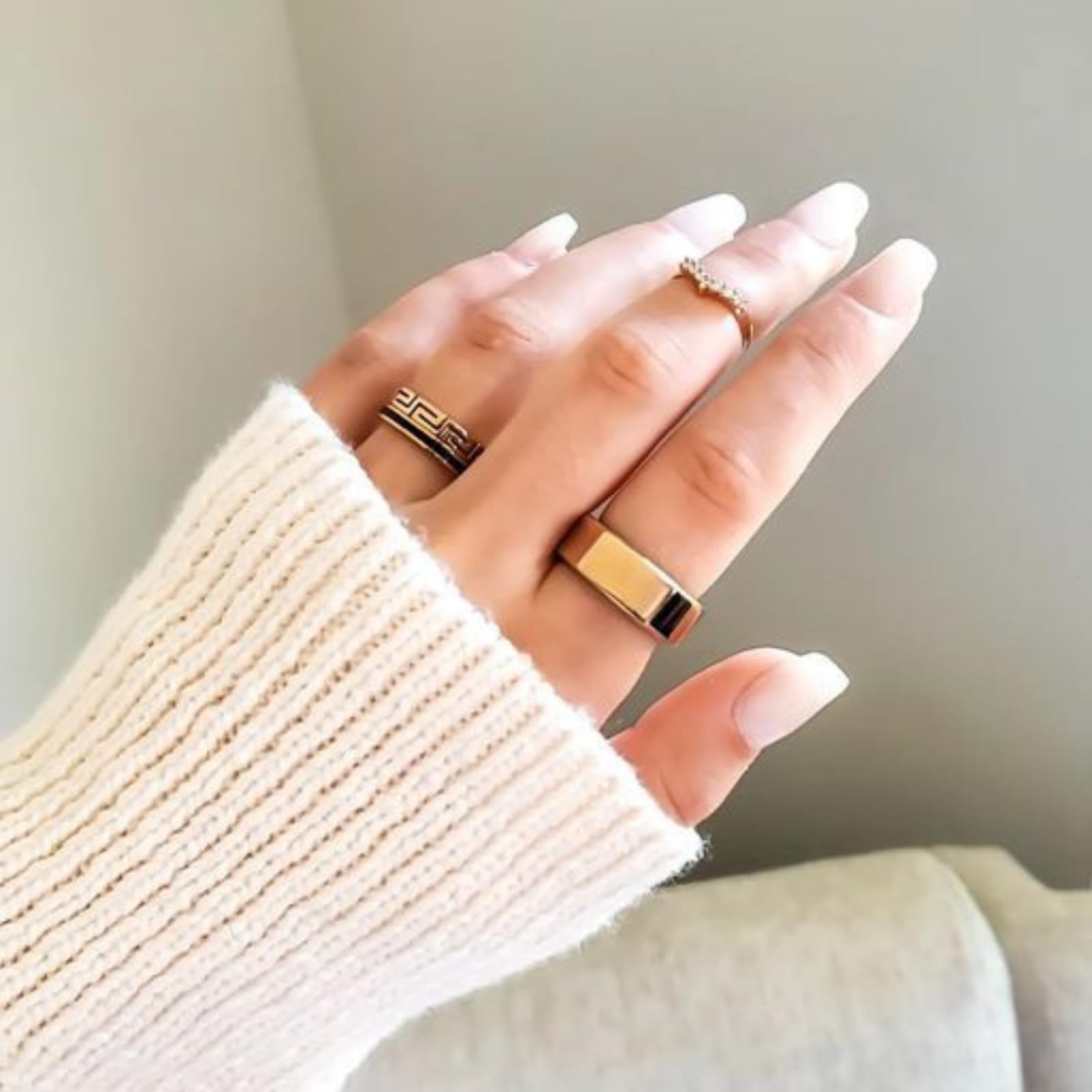CALMI water-resistant ring ready for rain or sweat during activities.